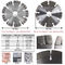 105-600 mm Diamanten snijplaat zaagblad voor granitbetonmarmeren
